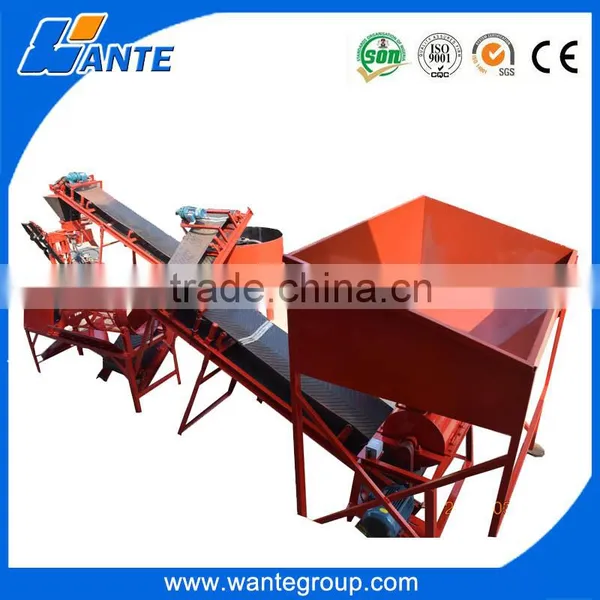 2016 Hot Selling Factory Price WT1-25 Clay Interlocking Bricks Block Making Machine Production Line photo-2