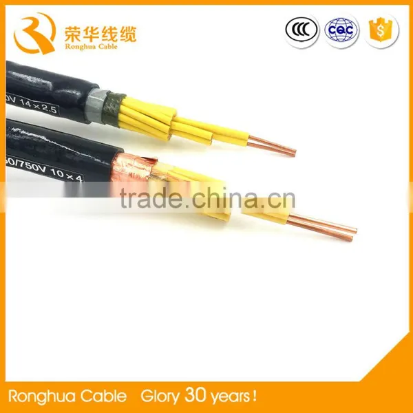 Tinned Copper Tape Double Shielded Braided Awm Wires Control Cable photo-2