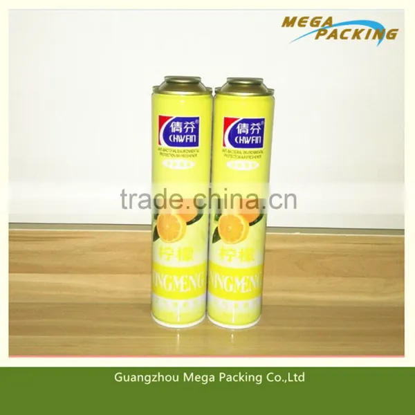 Lemon Air Cleaner Spray Aerosol Can of Diameter 52mm With CMYK photo-2