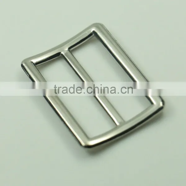Eco-friendly Zinc Alloy Fashion Metal Curved Tri-glide Buckle for 38mm Belts photo-3