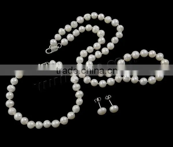 Natural Freshwater Pearl Jewelry Sets Jewelry