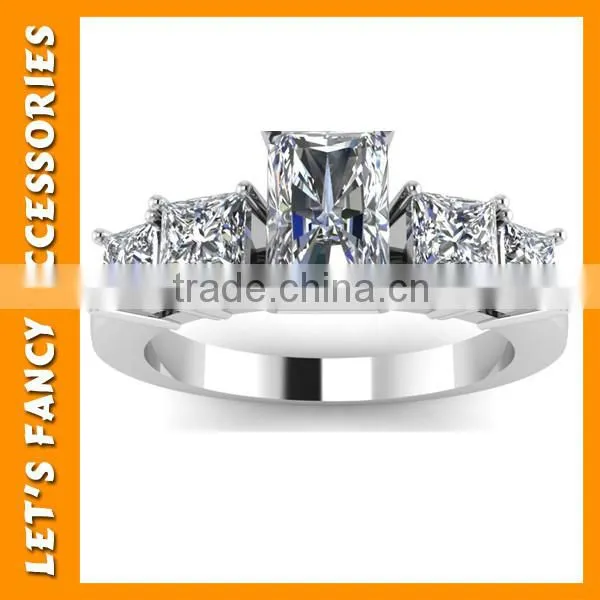 925 Sterling Silver Silver Ring Design Wholesale Wedding Ring PGRG0051 photo-2