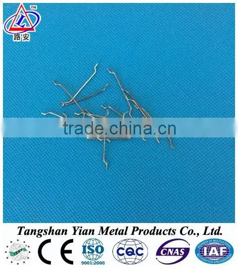 Cold-drawn Steel Wire With Hooked Ends , High Tensile Strength Steel Fiber