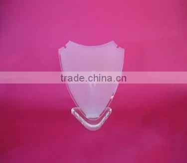 Black Acrylic Necklace Displays photo-2