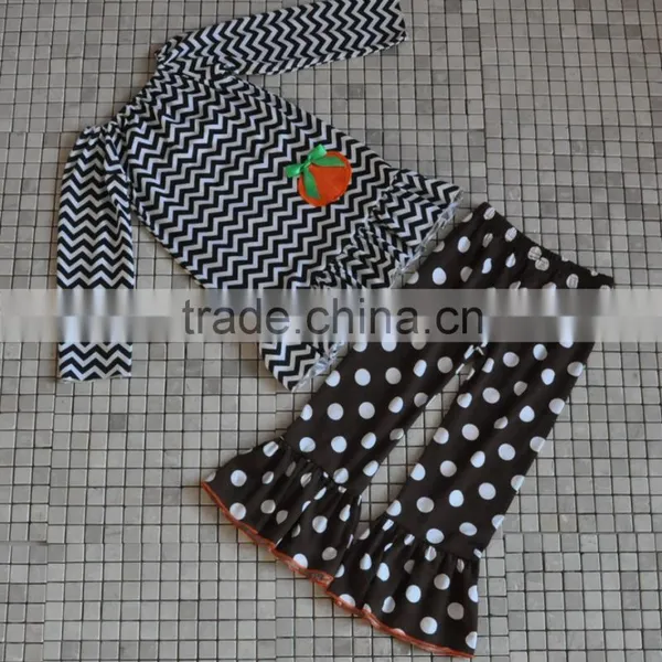 Trendy Western Baby Turkey Thanksgiivng Boutique With Polka Dots photo-6