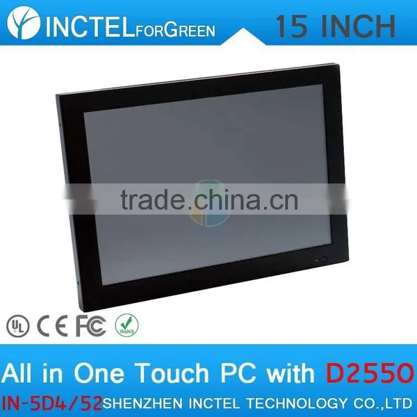 2015 NEW Desktop Computer Touchscreen All in One Computer With 5 Wire Gtouch 15 Inch 6COM LPT 4G RAM ONLY Dual 1000Mbps Nics photo-3