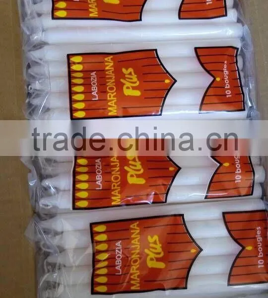 Wholesale Household White Plain Candle for Africa Market With 8pcs/box photo-4