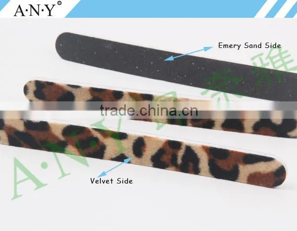 Professional Nail Art Cure Emery Board Velvet Nail Files for Manicure photo-3
