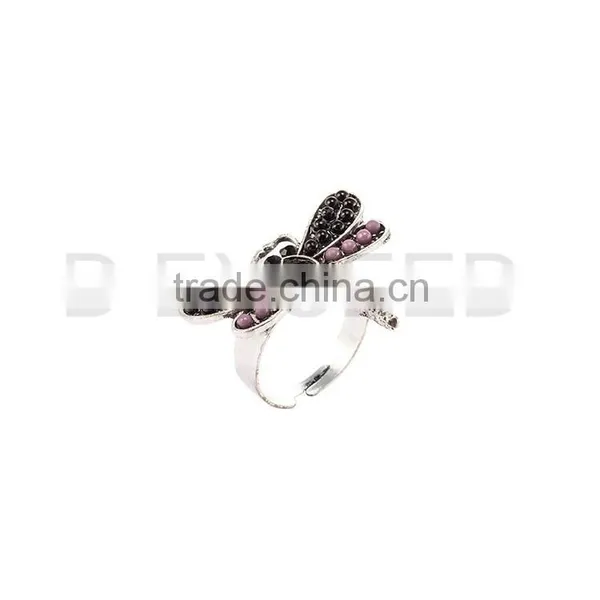 Fashion Butterfly 18k Gold Ring for Customer photo-3