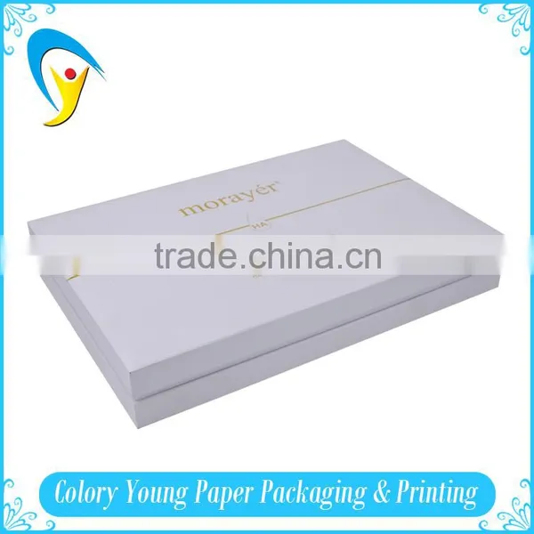 White Hot Stamping Cosmetic Gift Set Paper Packaging Box photo-6