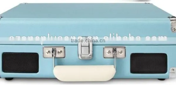 Hot Sale Newest Portable Suitcase Turntable Player Vinyl Records Suitcase Gramophone photo-3