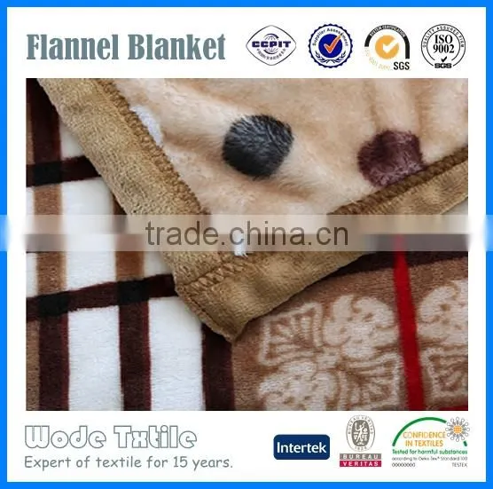 100%polyester Custom Coral Fleece and Flannel Fleece Blanket photo-6