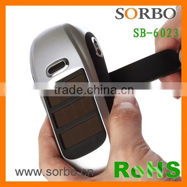 Super Power LED Flashlight Solar LED Flashlight Hand Crank LED Torch photo-4