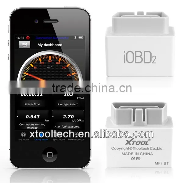 Mini Xtool iOBD2 bluetooth can-bus interface for all protocols
