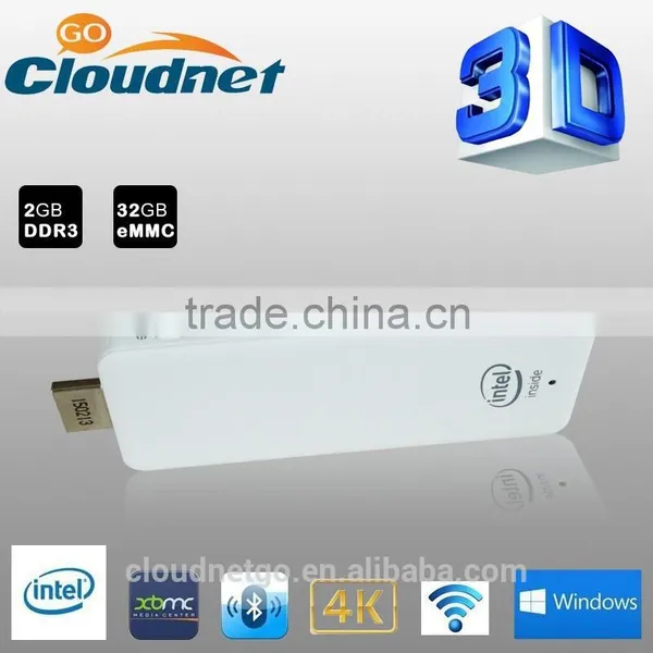 New Arrival!!Cloudnetgo Dual OS Mini pc Support Win 8.1 Android 4.4 In Chipset Z3735F 2G+32G/Intel HDMI Dongle With Wifi BT 4.0 photo-2