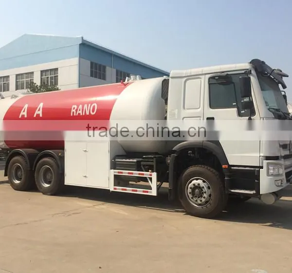 High Performance Customized Sinotruck Howo 6x4 Lpg Gas Cylinder Tank Truck photo-6
