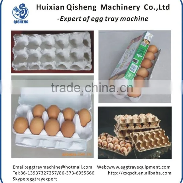 1000pcs/h Small Semi-automatic Egg Tray Making Machine for Sale photo-5