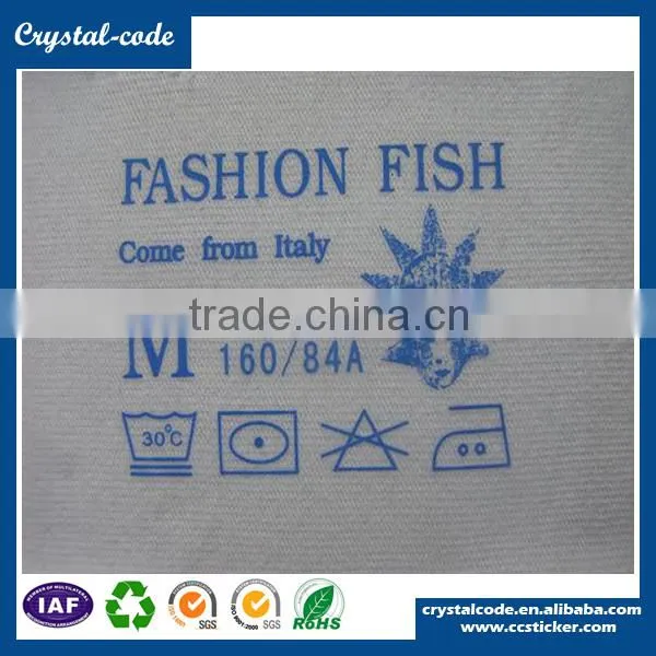 Printed Cloth Woven Heat Press Clothing Label photo-2