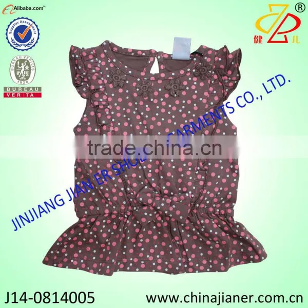 Hot Sale 100%cotton Short Sleeve Summer Wholesale Baby Tshirt