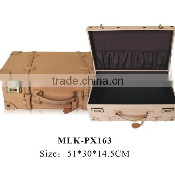 High Quality Portable Leather Luggage Suitcase