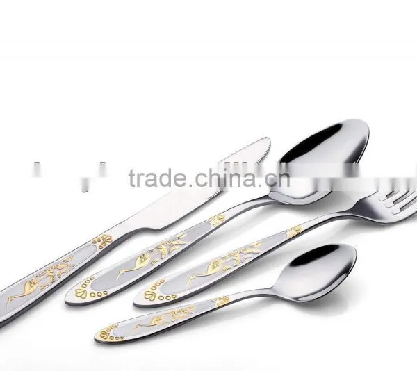 Silver and Gold Cutlery Set photo-2