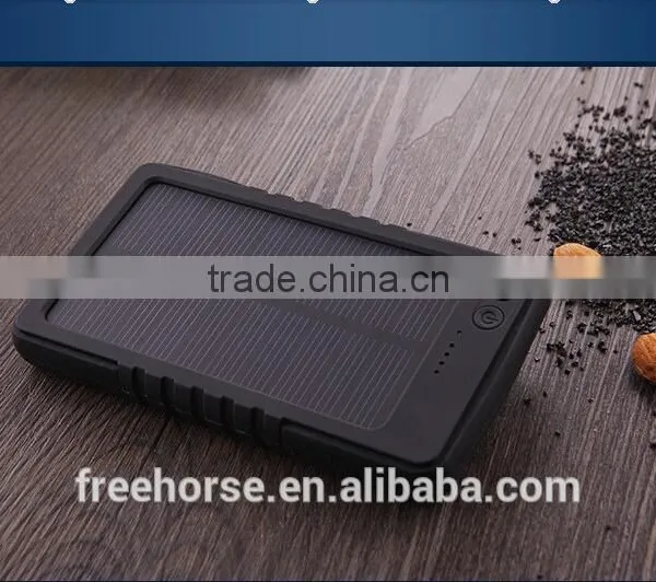 Made in China Waterproof Solar Mobile Charger Solar Battery Charger 8000mah photo-2