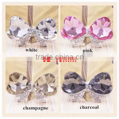 Hot Sell Sapphire Bow, Princess Crystal & Pearls Bow on Sale