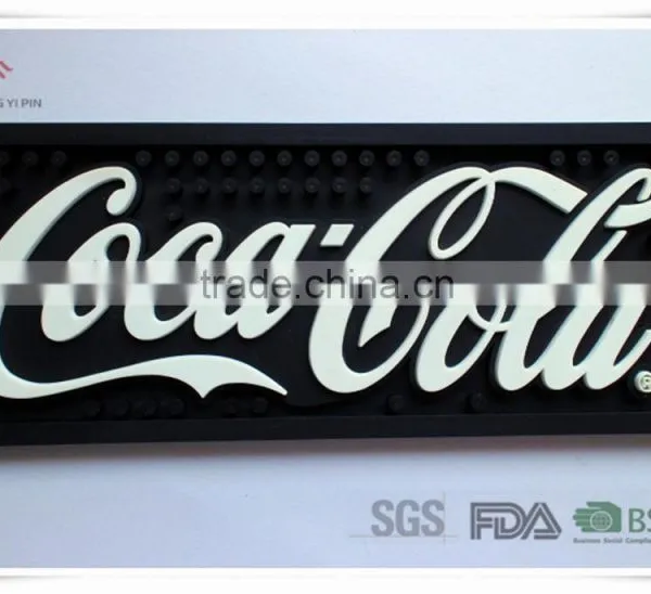 Promotional OEM Branded High Quality PVC Rubber Bar Mat photo-5