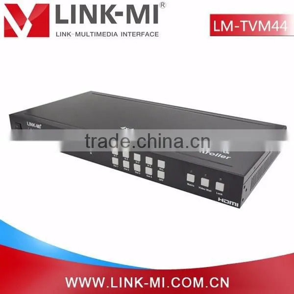 LINK-MI LM-TVM44 2x2Video Wall Controller &4in4out Hdmi Matrix 4x4 Seamless Switch HDMI Splitter3D With RS232 and IP Control photo-6