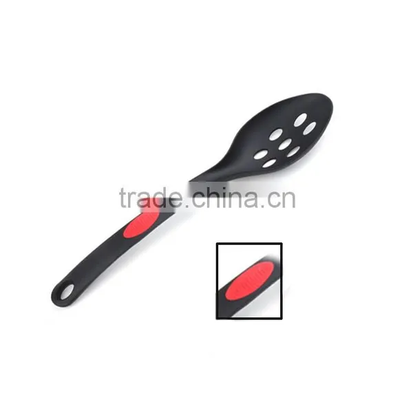 Fashion Black Nylon Slotted Spoon Nylon Kitchen Utensil Cooking Utensils photo-2