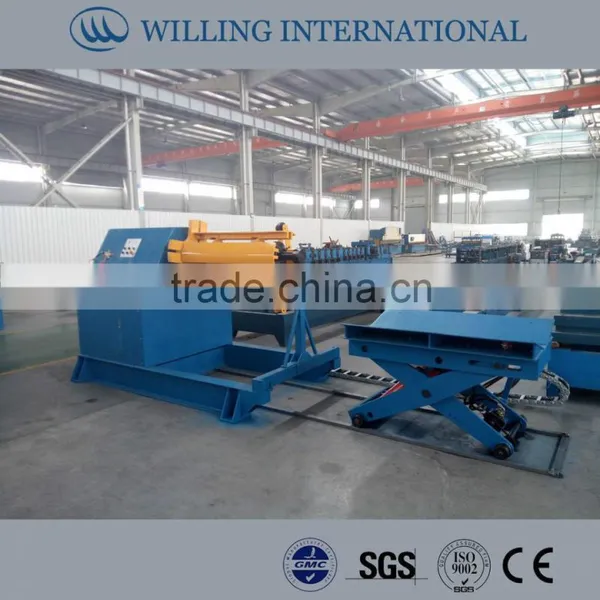 Hydraulic Decoiler 12T, Hydraulic Steel Coil Decoiler 12T photo-3