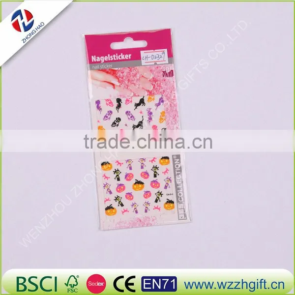 Halloween Nail Art Water Transfer Sticker Decals Pumpkin Spider Fancy Stickers Wrap Tips Decoration photo-6