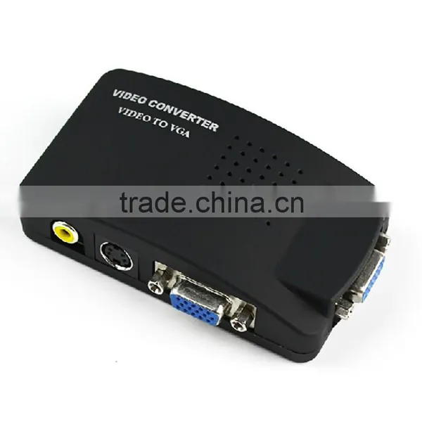 AV To VGA TV CCTV BNC/RCA S-Video AV to VGA Converter Adapter Converter Wholesale photo-4