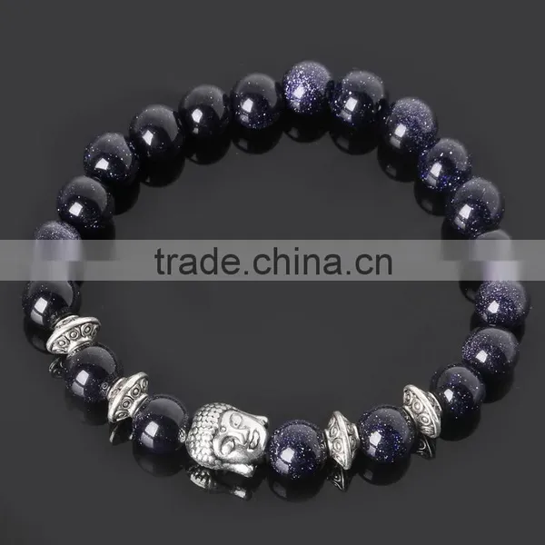 Woman's Jewelry Gift Natural Stone Red Agate Buddha Bracelets photo-3
