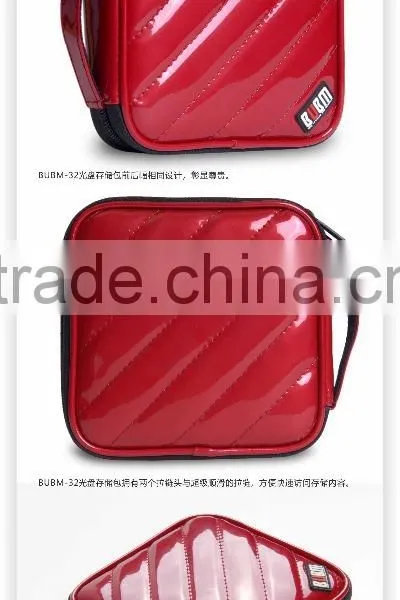 BUBM Fashion High Capacity PU Leather Cover CD Case DVD Case Car Disc Case photo-6