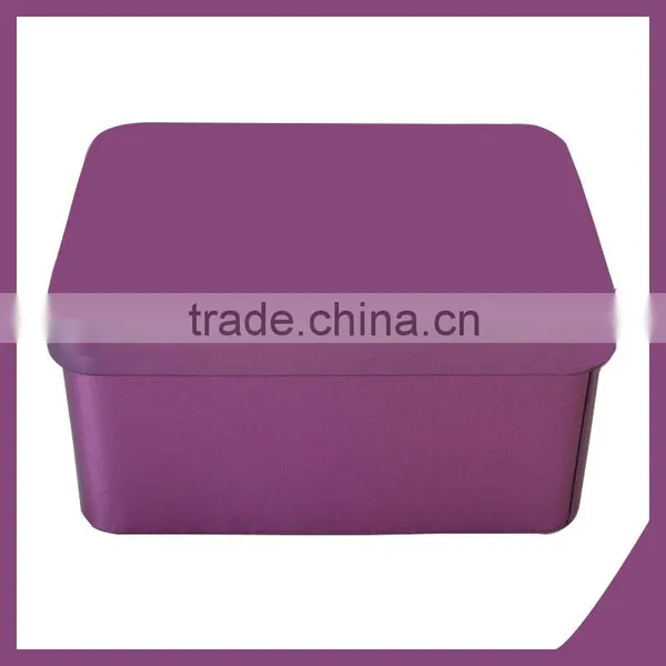 New Rectangular Exquisite Decorative Christmas Tin Box for Gift/Rectangular Metal Tin Box/Custom RectangularTin Box