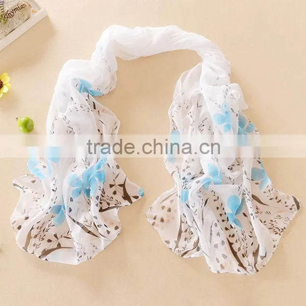 New Fashion Women Long Soft Wrap Scarf Ladies Shawl Chiffon Scarf Scarves photo-4