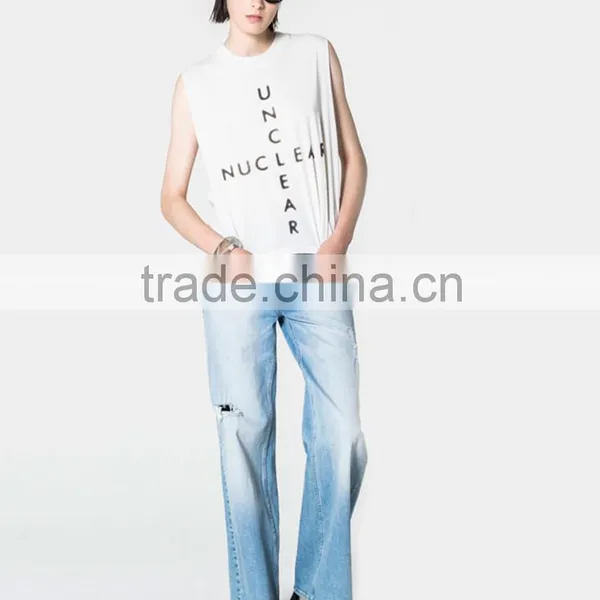 Printing Top Fashion Casual Sleeveless Tank Top for Women