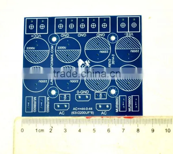 Power Supply Board HIFI Stereo 63V2200Uf X 8+MUR8100E X 4 photo-2