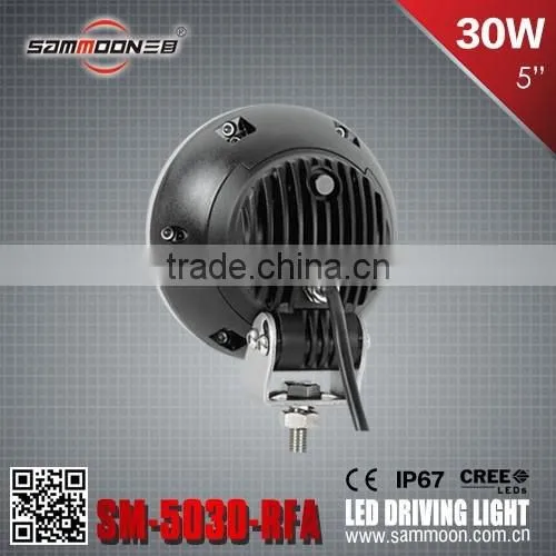 5 Inch 30W Round LED Driving Light Work Light With Cree Chip Fog Light photo-5