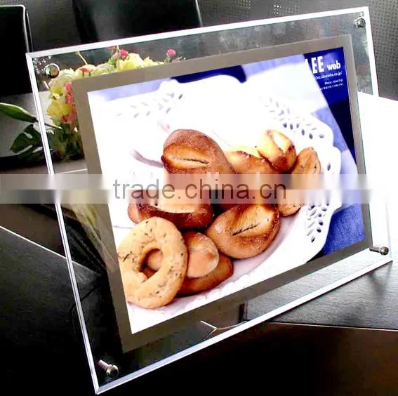 Hot Selling Display Light Panel Led Crystal Menu Sign Board Letter Light Sign photo-5