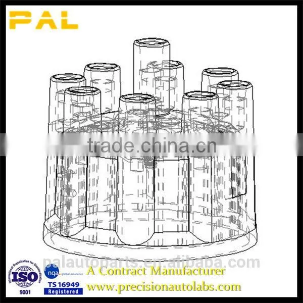 DCR1022 PAL High Performance Socket-style Distributor Cap for Jeep photo-2