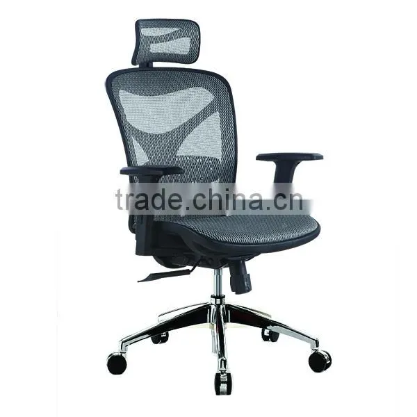 Aluminum Base Comfortable Adjustable Height Function Office Chair