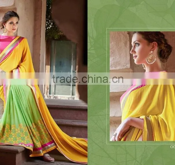 Summer Party Wear Bridal Collection Saree photo-6