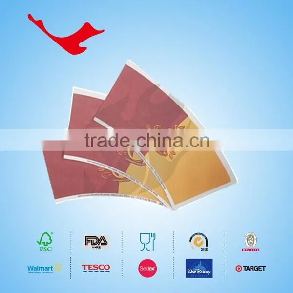 PE Coated Disposable Paper Cup Fan/sheet/piece for Coffee photo-4