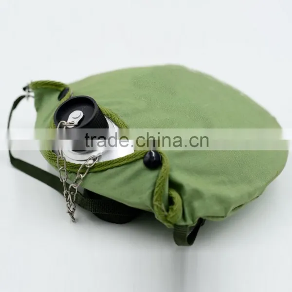 Outdoor Use Army Military Canteen in Round Shape Aluminum Water Bottle photo-2