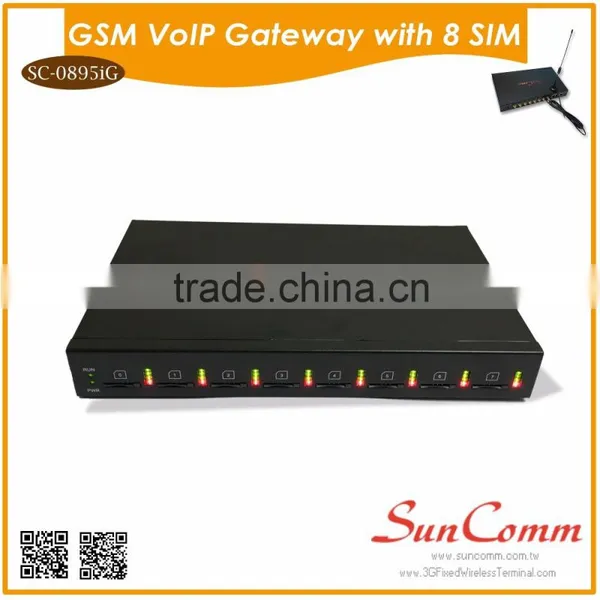 SC-0895iG Quad Band GoIP GSM Gateway With 8 Ports photo-6