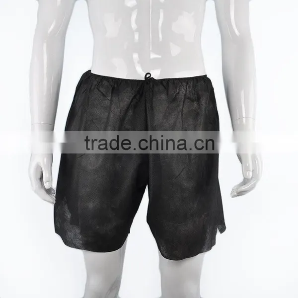 Non Woven Disposable Men's Shorts Boxer For Tanning Saloon