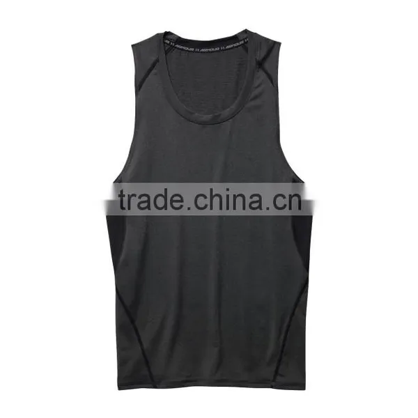 Wholesale Man Fitness Bodybuilding Top Custom Gym Tank Top photo-2