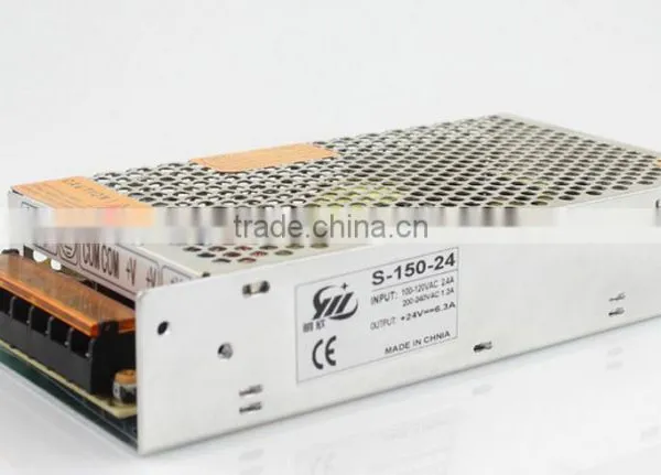 24V 6.25A Power Supply , 150w Cctv Power Supply